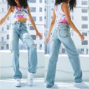 REVICE Super 80’s / Jagger Wash Straight-legged Denim